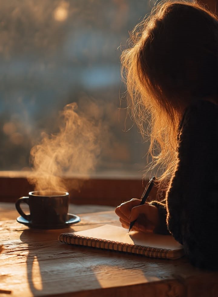 コーヒーとともに静かに過ごす時間